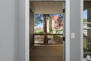 Private back deck at 105 10th St, Passaic NJ
