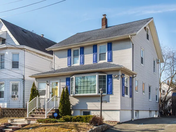 Front exterior of the renovated Colonial-style rental home at 164 Day St, Clifton NJ