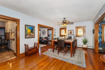 Updated eat-in kitchen with stainless steel appliances at 164 Day St, Clifton NJ