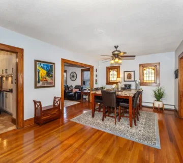 Updated eat-in kitchen with stainless steel appliances at 164 Day St, Clifton NJ
