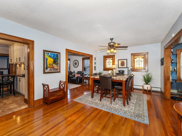 Updated eat-in kitchen with stainless steel appliances at 164 Day St, Clifton NJ