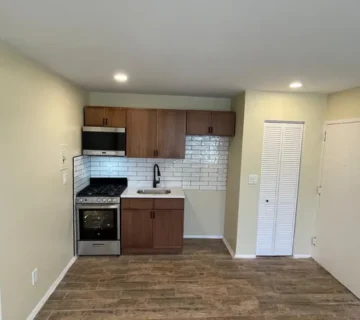 Kitchen with stainless appliances at 175 Park Ave, Passaic NJ