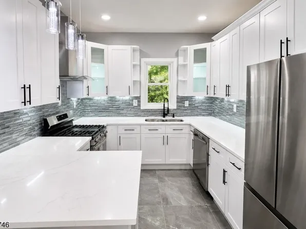 Kitchen with stainless steel appliances at 282 Ackerman Ave, Clifton NJ
