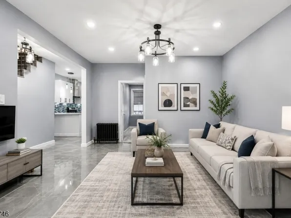 Living room with natural light at 282 Ackerman Ave, Clifton NJ